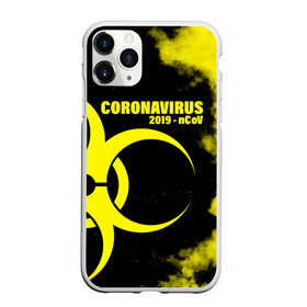 Чехол для iPhone 11 Pro матовый с принтом Coronavirus 2019 - nCoV в Кировске, Силикон |  | 2019   ncov | coronavirus | covid | covid 19 | ncov | virus | арт | биологическая опасность | болезнь | вирус | знак | карантин | корона | коронавирус | короновирус | мем | мой руки | оставайся дома | пандемия | помой руки