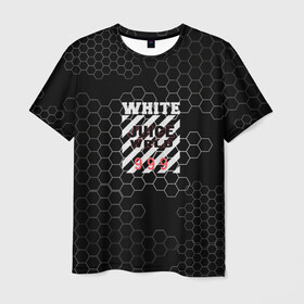 Мужская футболка 3D с принтом Juice WRLD в Кировске, 100% полиэфир | прямой крой, круглый вырез горловины, длина до линии бедер | 3d | eminem | группа | исполнитель | лого | логотип | музыка | музыкант | надпись | реп | репер