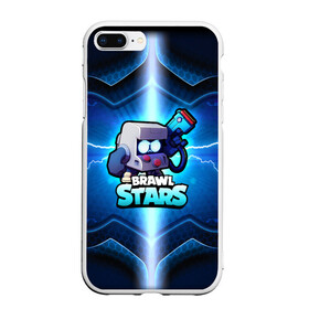 Чехол для iPhone 7Plus/8 Plus матовый с принтом BrawlStars (Oko) в Кировске, Силикон | Область печати: задняя сторона чехла, без боковых панелей | 8 | bit | brawl | brawlstars | bs | oko | stars | virus | бит | бравл | бравлеры | бравлстарс | бравлы | браво | бровл | броул | броулбол | бс | вирус | герои | игра | кроу | лайн | леон | мультик | образ | око | персонаж | скины