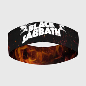 Повязка на голову 3D с принтом Black Sabbath в Кировске,  |  | black | black sabath | black sabbath | hard rock | heavy metal | ozzy | sabath | блэк сабат | группы | метал | музыка | оззи | оззи осборн | ози | осборн | рок | хард рок | хэви метал