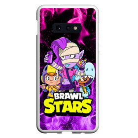 Чехол для Samsung S10E с принтом BRAWL STARS EMZ в Кировске, Силикон | Область печати: задняя сторона чехла, без боковых панелей | Тематика изображения на принте: bea | brawl stars | brawl stars emz | brawler | emz | leon shark | беа | бравл старз | бравлер | леон акула | эмз