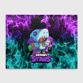 Обложка для студенческого билета с принтом BRAWL STARS LEON SHARK в Кировске, натуральная кожа | Размер: 11*8 см; Печать на всей внешней стороне | brawl stars | brawl stars leon shark | brawler | emz | leon | rosa | акула леон | бравл старз | бравлер | леон | роза | эмз