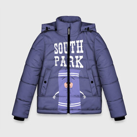 Зимняя куртка для мальчиков 3D с принтом South Park Полотенчико в Кировске, ткань верха — 100% полиэстер; подклад — 100% полиэстер, утеплитель — 100% полиэстер | длина ниже бедра, удлиненная спинка, воротник стойка и отстегивающийся капюшон. Есть боковые карманы с листочкой на кнопках, утяжки по низу изделия и внутренний карман на молнии. 

Предусмотрены светоотражающий принт на спинке, радужный светоотражающий элемент на пуллере молнии и на резинке для утяжки | south park | баттерс | кайл | кени | кеннет | кенни | мультик | саус парк | стэнли | эрик | южный парк