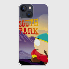 Чехол для iPhone 13 mini с принтом South Park Cartman | Картмен (Z) в Кировске,  |  | south park | баттерс | кайл | картмен | кени | кеннет | кенни | мультик | саус парк | стэнли | эрик | южный парк