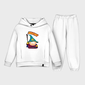 Детский костюм хлопок Oversize с принтом CARTMAN в Кировске,  |  | animation | cartman | colorado | eric | gangsta | hip hop | kenny | n.w.a | san | south park | usa | волшебник | жесть | картман | магия | мультфильмы | шикарно | эрик | южный парк