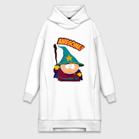 Платье-худи хлопок с принтом CARTMAN в Кировске,  |  | animation | cartman | colorado | eric | gangsta | hip hop | kenny | n.w.a | san | south park | usa | волшебник | жесть | картман | магия | мультфильмы | шикарно | эрик | южный парк