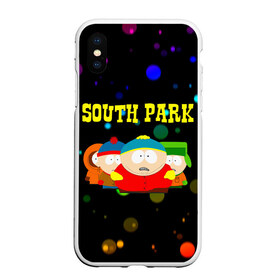 Чехол для iPhone XS Max матовый с принтом South Park в Кировске, Силикон | Область печати: задняя сторона чехла, без боковых панелей | south park | американская культура | американский мультсериал | колорадо | пародия | саус парк | саут парк | черный юмор | четыре мальчика | шоу | южный парк