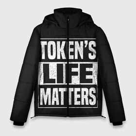 Мужская зимняя куртка 3D с принтом TOKENS LIFE MATTERS в Кировске, верх — 100% полиэстер; подкладка — 100% полиэстер; утеплитель — 100% полиэстер | длина ниже бедра, свободный силуэт Оверсайз. Есть воротник-стойка, отстегивающийся капюшон и ветрозащитная планка. 

Боковые карманы с листочкой на кнопках и внутренний карман на молнии. | cartman | kenny | park | south | southpark | картман | кенни | мульт | мультик | парк | персонаж | персонажи | сериал | южный