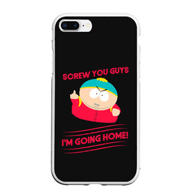 Чехол для iPhone 7Plus/8 Plus матовый с принтом Cartman в Кировске, Силикон | Область печати: задняя сторона чехла, без боковых панелей | Тематика изображения на принте: cartman | kenny | park | south | southpark | картман | кенни | мульт | мультик | парк | персонаж | персонажи | сериал | южный