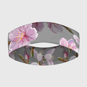 Повязка на голову 3D с принтом САКУРА в Кировске,  |  | chery | flowers | japan | sakura | вишня | растения | сакура | цветы | цветы сакуры | япония