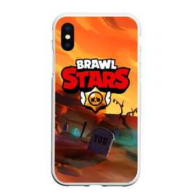 Чехол для iPhone XS Max матовый с принтом BRAWL STARS в Кировске, Силикон | Область печати: задняя сторона чехла, без боковых панелей | 8 bit | barley | brawl stars | brock | bull | colt | crow | dynamike | frank | jessie | leon | барли | бравл старс | брок | булл | ворон | динамайк | кольт | леон | могила | фрэнк