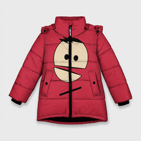 Зимняя куртка для девочек 3D с принтом South Park Терренс Косплей в Кировске, ткань верха — 100% полиэстер; подклад — 100% полиэстер, утеплитель — 100% полиэстер. | длина ниже бедра, удлиненная спинка, воротник стойка и отстегивающийся капюшон. Есть боковые карманы с листочкой на кнопках, утяжки по низу изделия и внутренний карман на молнии. 

Предусмотрены светоотражающий принт на спинке, радужный светоотражающий элемент на пуллере молнии и на резинке для утяжки. | canada | south park | terrance and phillip | жопы в огне | канада | канадцы | король канады | пердуны | пламенные жопы | саус парк | терренс и филлип | южный парк