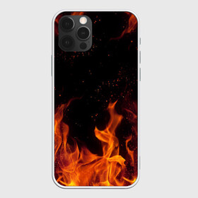 Чехол для iPhone 12 Pro Max с принтом ОГОНЬ | FIRE в Кировске, Силикон |  | abstraction | fire | flame | geometry | hexagon | neon | paints | stripes | texture | triangle | абстракция | брызги | геометрия | краски | неон | неоновый | огонь | соты | текстура