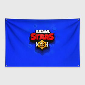 Флаг-баннер с принтом BRAWL STARS в Кировске, 100% полиэстер | размер 67 х 109 см, плотность ткани — 95 г/м2; по краям флага есть четыре люверса для крепления | 8 bit | barley | brawl stars | brock | bull | colt | crow | dynamike | frank | jessie | leon | nita | барли | бравл старс | брок | булл | ворон | джесси | динамайк | кольт | леон | фрэнк