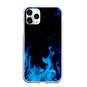 Чехол для iPhone 11 Pro Max матовый с принтом СИНИЙ ОГОНЬ в Кировске, Силикон |  | abstraction | blue fire | bones | fire | geometry | hexagon | neon | paints | skull | stripes | texture | triangle | абстракция | брызги | геометрия | краски | неон | неоновый | огонь | соты | текстура | черепа