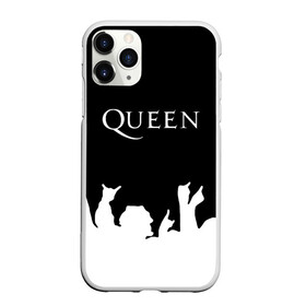 Чехол для iPhone 11 Pro Max матовый с принтом QUEEN в Кировске, Силикон |  | queen | rock | we will rock you | брайан мэи | группа queen | группа квин | джон дикон | квин | королева | король | роджер тейлор | рок | фредди меркьюри