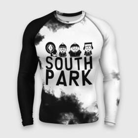 Мужской рашгард 3D с принтом South Park в Кировске,  |  | south park | sp | батерс | баттерс | гарисон | енот | кайл  брофловски | картман | кеннет | кенни | маки | макки | маккормик | марш | мистер | мистереон | мультфильм | полотенчик | ренди | саус парк | сауспарк