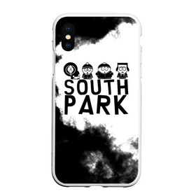 Чехол для iPhone XS Max матовый с принтом South Park в Кировске, Силикон | Область печати: задняя сторона чехла, без боковых панелей | south park | sp | батерс | баттерс | гарисон | енот | кайл  брофловски | картман | кеннет | кенни | маки | макки | маккормик | марш | мистер | мистереон | мультфильм | полотенчик | ренди | саус парк | сауспарк