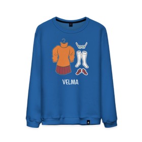 Мужской свитшот хлопок с принтом Velma в Кировске, 100% хлопок |  | scooby doo | vdosadir | velma dinkle | велма динкли | скуби ду | уильям ханна