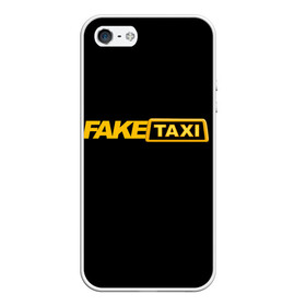 Чехол для iPhone 5/5S матовый с принтом Fake Taxi в Кировске, Силикон | Область печати: задняя сторона чехла, без боковых панелей | Тематика изображения на принте: fake taxi | faketaxi | taxi | такси | таксист | фейк такси | фейковое такси | фейктакси