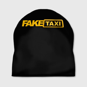 Шапка 3D с принтом Fake Taxi в Кировске, 100% полиэстер | универсальный размер, печать по всей поверхности изделия | Тематика изображения на принте: fake taxi | faketaxi | taxi | такси | таксист | фейк такси | фейковое такси | фейктакси