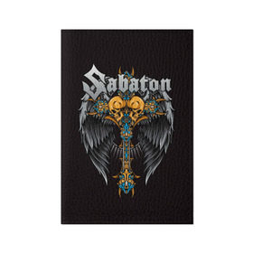 Обложка для паспорта матовая кожа с принтом SABATON в Кировске, натуральная матовая кожа | размер 19,3 х 13,7 см; прозрачные пластиковые крепления | sabaton | даниель муллбак | йоаким броден | крис рёланд | оскар монтелиус | пэр сундстрём | рикард сунден | сабатон | тоббе энглунд | томми юханссон | ханнес ван дал