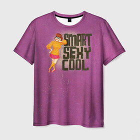 Мужская футболка 3D с принтом Smart Sexy Cool в Кировске, 100% полиэфир | прямой крой, круглый вырез горловины, длина до линии бедер | scooby doo | vdosadir | velma dinkle | велма динкли | скуби ду | уильям ханна