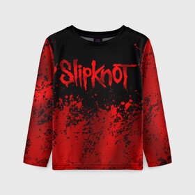 Детский лонгслив 3D с принтом Slipknot (9) в Кировске, 100% полиэстер | длинные рукава, круглый вырез горловины, полуприлегающий силуэт
 | devil | metal | music | rock | satana | slipknot | дьявол | метал | музыка | рок | сатана | слипкнот