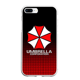 Чехол для iPhone 7Plus/8 Plus матовый с принтом UMBRELLA CORP в Кировске, Силикон | Область печати: задняя сторона чехла, без боковых панелей | ada wong | biohazard | leon | nemesis | project resistance | raccoon city | re | re3 | resident evil | resident evil 3 | rpd | stars | umbrella | ада вонг | амбрелла | немезис | ужасы