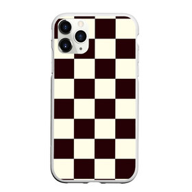 Чехол для iPhone 11 Pro Max матовый с принтом Шахматка в Кировске, Силикон |  | квадраты | текстуры | узор шахматка | узоры | чб | чб квадраты | чб узор | шахматка | шахматная доска | шахматы