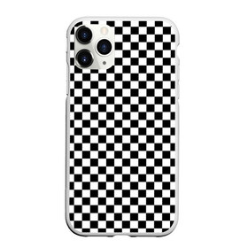 Чехол для iPhone 11 Pro матовый с принтом Шахматка мелкая в Кировске, Силикон |  | квадраты | мелкая шахматка | текстуры | узор шахматка | узоры | чб | чб квадраты | чб узор | шахматка | шахматная доска | шахматы
