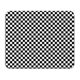 Коврик для мышки прямоугольный с принтом Шахматка мелкая в Кировске, натуральный каучук | размер 230 х 185 мм; запечатка лицевой стороны | Тематика изображения на принте: квадраты | мелкая шахматка | текстуры | узор шахматка | узоры | чб | чб квадраты | чб узор | шахматка | шахматная доска | шахматы