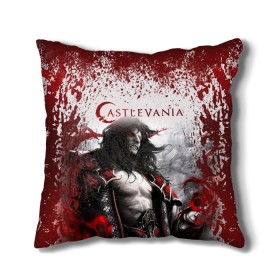 Подушка 3D с принтом Castlevania в Кировске, наволочка – 100% полиэстер, наполнитель – холлофайбер (легкий наполнитель, не вызывает аллергию). | состоит из подушки и наволочки. Наволочка на молнии, легко снимается для стирки | castlevania | аниме | кастлваниа | кяссуруваниа | сериал | фэнтази