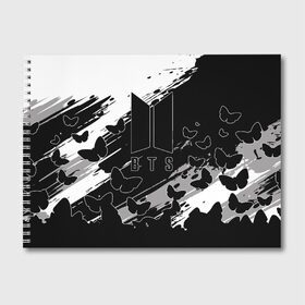 Альбом для рисования с принтом BTS в Кировске, 100% бумага
 | матовая бумага, плотность 200 мг. | bangtan | bighit | boy | fake love | j hope | jimin | jin | jungkook | korea | kpop | live | luv | mic drop | rm | suga | v | with | бтс | кей | поп