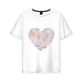 Женская футболка хлопок Oversize с принтом Йога в Кировске, 100% хлопок | свободный крой, круглый ворот, спущенный рукав, длина до линии бедер
 | дзэн | йога | медитация | слова | спорт иностранные | текст | фитнес