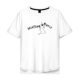 Мужская футболка хлопок Oversize с принтом Kizaru в Кировске, 100% хлопок | свободный крой, круглый ворот, “спинка” длиннее передней части | haunted family | kizaru | music | rap | гангста | кизару | нечипорeнко | реп | репер | рэп | рэпер | хип хоп