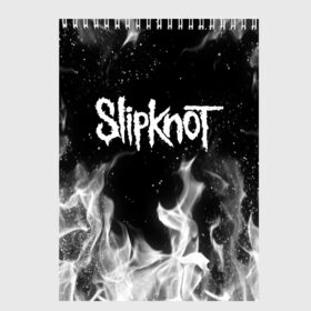 Скетчбук с принтом SLIPKNOT в Кировске, 100% бумага
 | 48 листов, плотность листов — 100 г/м2, плотность картонной обложки — 250 г/м2. Листы скреплены сверху удобной пружинной спиралью | slipknot | джей вайнберг | джеймс рут | джои джордисон | донни стили | кори тейлор | крис фен | крэйг джонс | мик томсон | пол греи | слипкнот | шон крэхан