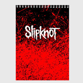 Скетчбук с принтом SLIPKNOT в Кировске, 100% бумага
 | 48 листов, плотность листов — 100 г/м2, плотность картонной обложки — 250 г/м2. Листы скреплены сверху удобной пружинной спиралью | slipknot | джей вайнберг | джеймс рут | джои джордисон | донни стили | кори тейлор | крис фен | крэйг джонс | мик томсон | пол греи | слипкнот | шон крэхан