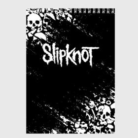 Скетчбук с принтом SLIPKNOT в Кировске, 100% бумага
 | 48 листов, плотность листов — 100 г/м2, плотность картонной обложки — 250 г/м2. Листы скреплены сверху удобной пружинной спиралью | slipknot | джей вайнберг | джеймс рут | джои джордисон | донни стили | кори тейлор | крис фен | крэйг джонс | мик томсон | пол греи | слипкнот | шон крэхан