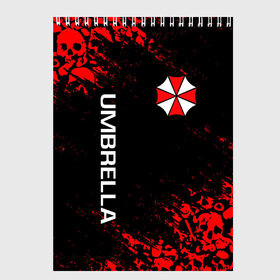 Скетчбук с принтом UMBRELLA CORP в Кировске, 100% бумага
 | 48 листов, плотность листов — 100 г/м2, плотность картонной обложки — 250 г/м2. Листы скреплены сверху удобной пружинной спиралью | ada wong | biohazard | leon | nemesis | project resistance | raccoon city | re | re3 | resident evil | resident evil 3 | rpd | stars | umbrella | ада вонг | амбрелла | немезис | ужасы