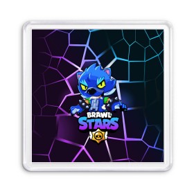 Магнит 55*55 с принтом BRAWL STARS LEON в Кировске, Пластик | Размер: 65*65 мм; Размер печати: 55*55 мм | bibi | brawl | brawl stars | crow | leon | max | sally | shark | stars | акула | биби | бравл | бравл старс | браво старс | игра | компьютерная | кров | леон | леон акула | старс | шарк