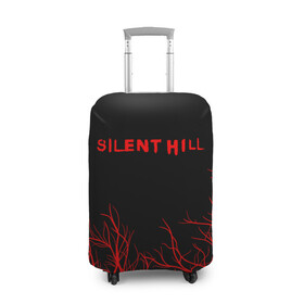 Чехол для чемодана 3D с принтом SILENT HILL в Кировске, 86% полиэфир, 14% спандекс | двустороннее нанесение принта, прорези для ручек и колес | horror | pyramidhead | silent hill | silent hill 2 | silent hill 3 | survival horror | знаки | орден | пирамидоголовый | сайлент хилл | сайрэнто хиру | символы | ужасы | хоррор