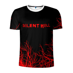 Мужская футболка 3D спортивная с принтом SILENT HILL в Кировске, 100% полиэстер с улучшенными характеристиками | приталенный силуэт, круглая горловина, широкие плечи, сужается к линии бедра | Тематика изображения на принте: horror | pyramidhead | silent hill | silent hill 2 | silent hill 3 | survival horror | знаки | орден | пирамидоголовый | сайлент хилл | сайрэнто хиру | символы | ужасы | хоррор