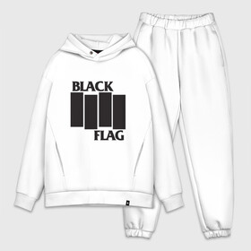 Мужской костюм хлопок OVERSIZE с принтом Black Flag в Кировске,  |  | black flag | арт | инструментальная музыка | музыка | панк рок | рок группа | фри джаз