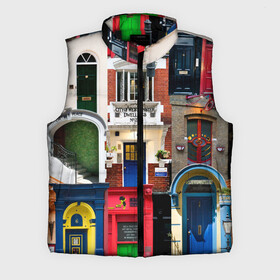 Мужской жилет утепленный 3D с принтом London doors цифровой коллаж в Кировске,  |  | Тематика изображения на принте: англия | архитектура | великобритания | двери | дверь | лондон | окно | проем | туризм | цифровой коллаж