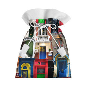Подарочный 3D мешок с принтом London doors цифровой коллаж в Кировске, 100% полиэстер | Размер: 29*39 см | Тематика изображения на принте: англия | архитектура | великобритания | двери | дверь | лондон | окно | проем | туризм | цифровой коллаж