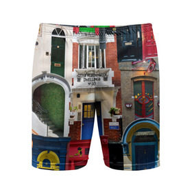 Мужские шорты спортивные с принтом London doors цифровой коллаж в Кировске,  |  | англия | архитектура | великобритания | двери | дверь | лондон | окно | проем | туризм | цифровой коллаж