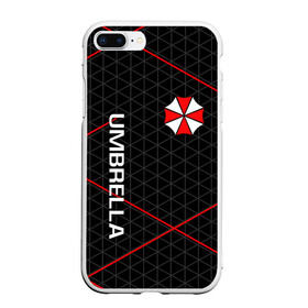 Чехол для iPhone 7Plus/8 Plus матовый с принтом UMBRELLA CORP в Кировске, Силикон | Область печати: задняя сторона чехла, без боковых панелей | ada wong | biohazard | leon | nemesis | project resistance | raccoon city | re | re3 | resident evil | resident evil 3 | rpd | stars | umbrella | ада вонг | амбрелла | немезис | ужасы