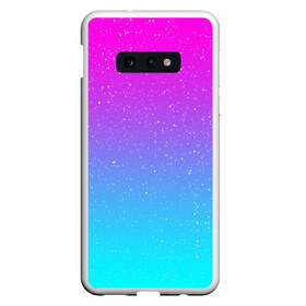 Чехол для Samsung S10E с принтом NEON SPACE в Кировске, Силикон | Область печати: задняя сторона чехла, без боковых панелей | abstraction | galaxy | geometry | hexagon | neon | paints | space | stripes | texture | triangle | абстракция | брызги | геометрия | краски | неон | неоновый | соты | текстура