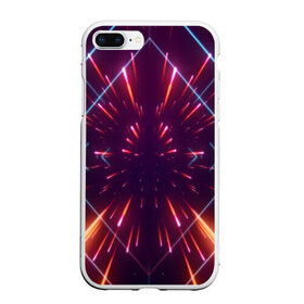 Чехол для iPhone 7Plus/8 Plus матовый с принтом SYNTHWAVE RETROWAVE в Кировске, Силикон | Область печати: задняя сторона чехла, без боковых панелей | hotline miami | neon | new retro wave | outrun | outrun electro | retro | retrowave | synth | synthwave | неон | ретро | хотлайн майами